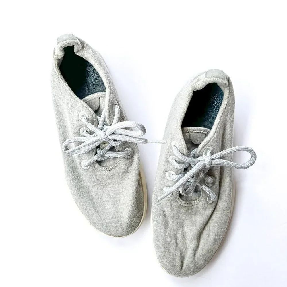 allbirds Light Gray The Wool Runners Washable Tennis Shoes Size 7